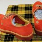 CESARE PACIOTTI SHOES $495 ORANGE SUEDE MADISON AVE DOWNTOWN DERBY 10 43e NEW