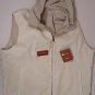 LORO PIANA VEST $1395 BEIGE WINDMATE HOODED STORM SYSTEM REV GILET SM 48e NEW