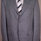 BRUNELLO CUCINELLI COAT $2495 GRAY WOOL/CASHMERE/SILK 3-BTN JACKET 42 52 NEW