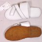 YOHJI YAMAMOTO Y's SHOES $445 WHITE CROSS STRAP GUM SOLE SANDALS 8 41e 3 NEW