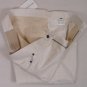FERRAGAMO JEANS $475 BEIGE STRIPED LOGO ORNAMENT 5PKT SUMMER DENIM 38 54e NEW