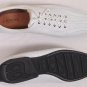 A. TESTONI SHOES $540 WHITE LOGO DIMPLE IMPRINT LOW PROFILE TRAINERS 13 46e NEW