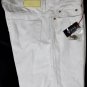 GUCCI JEANS $525 IVORY COTTON/HEMP LOGO EMBOSSED LIGHTWEIGHT DENIM 34/38 50e NEW