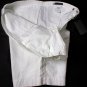 DSQUARED2 SHORTS $545 WHITE COTTON/LINEN LOGO EMBROIDERED BERMUDA 42 54e NEW