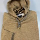 BRUNELLO CUCINELLI $1995 MALT 100%CASHMERE CREW OPTIONAL HOOD SWEATER XXL 56 NEW