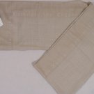 ZEGNA SCARF $295 BEIGE TAN 85-WOOL/15-SILK SIGNATURE LOGO WOVEN WINTER SCARF NEW
