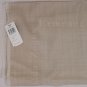 ZEGNA SCARF $295 BEIGE TAN 85-WOOL/15-SILK SIGNATURE LOGO WOVEN WINTER SCARF NEW