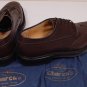 CHURCH'S SHOES $785 BROWN WING TIP TOE ORNAMENTED BENCH MADE DERBY 7.5 40.5e NEW