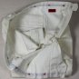 ISAIA PANTS $640 WHITE COTTON/CASHMERE LUXURY SUMMER SLACKS TROUSERS 32 48e NEW