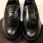 TOD'S SHOES $645 BLACK LOGO EMBOSSED SPLIT TOE ESQUIRE PENNY LOAFER 12 45e NEW