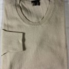 BOTTEGA VENETA SWEATER $980 MALT 100%CASHMERE V-NECK PULLOVER MED 50e NEW