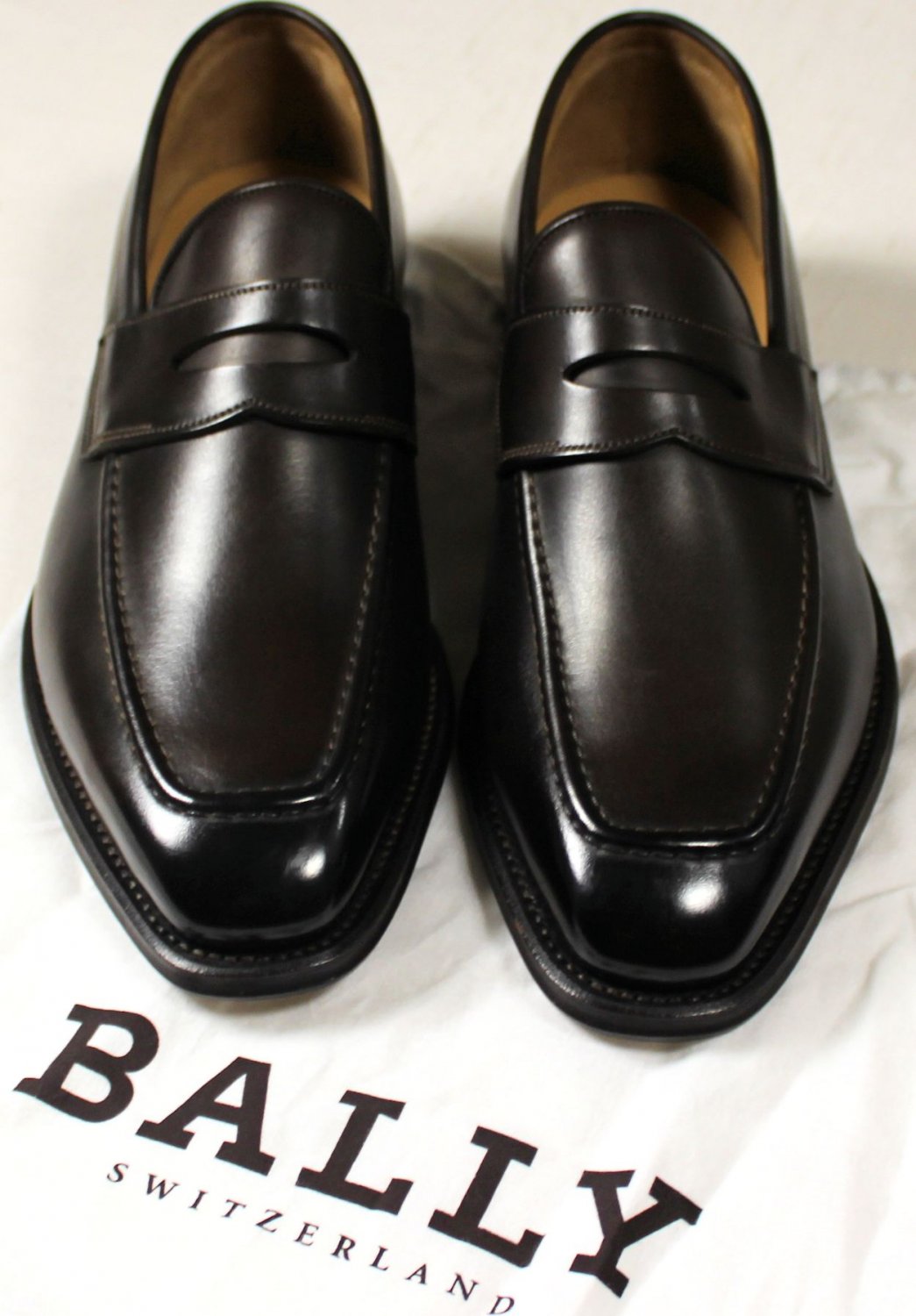 bally penny loafers