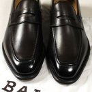 BALLY SHOES $1295 CHOCOLATE BROWN SCRIBE HANDMADE PENNY LOAFER 8.5 41.5e NEW