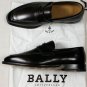 BALLY SHOES $1295 CHOCOLATE BROWN SCRIBE HANDMADE PENNY LOAFER 8.5 41.5e NEW
