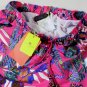 ETRO SWIM TRUNKS $350 PINK/BLUE TROPIC PRINT LOGO BEACHWEAR SWIMSUIT MED 50e NEW