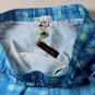 LORO PIANA SWIMSUIT $395 LT. BLUE FLORAL LOGO BEACHWEAR SWIM TRUNKS SM 48e NEW