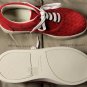 BOTTEGA VENETA SHOES $630 RED EDOARDO INTERECCIATO SUEDE TRAINERS 13 46e NEW