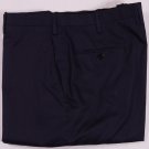 KITON PANTS $1195 NAVY CASHMERE/COTTON HANDMADE FLAT FRONT SLACKS 42 60e NEW