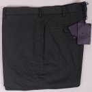 PRADA PANTS $495 CHARCOAL GRAY 100%COTTON GABARDINE DRESS TROUSERS 38 54e NEW