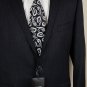 DOLCE & GABBANA SUIT $2165 BLACK 2BTN PINSTRIPE MARTINI 100%WOOL SUIT 42 52e NEW