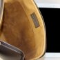 ZEGNA TABLET CASE $695 DK BROWN LEATHER LOGO iPAD TABLET HERITAGE SOFT CASE NEW