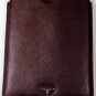 PRADA iPAD CASE $325 GARNET LOGO ORNAMENT SAFFIANO LEATHER PADDED iPAD CASE NEW