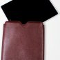PRADA iPAD CASE $325 GARNET LOGO ORNAMENT SAFFIANO LEATHER PADDED iPAD CASE NEW