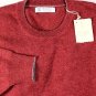BRUNELLO CUCINELLI SWEATER $975 BRICK RED 100%CASHMERE CREWNECK JUMPER L 52e NEW