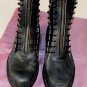 ESQUIVEL SHOES $1200 BLACK SCABBED LEATHER HANDMADE BATTALION HI BOOT 11 44 NEW