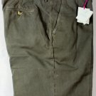 BRUNELLO CUCINELLI PANTS $795 KHAKI DRAB ENZYME WASHED CHINO TROUSERS 42 58e NEW