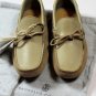 BRUNELLO CUCINELLI SHOES $735 SAND TIED VAMP PEBBLE SOLE LOGO DRIVER 11 44 NEW