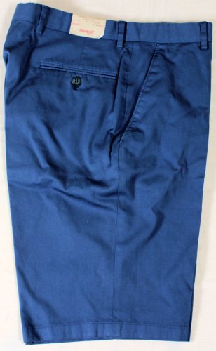 BRIONI SHORTS $525 BLUE MICRO-STRIPE HANDMADE BERMUDA SHORT PANTS 31 46e NEW