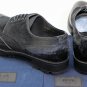 PRADA SHOES $1090 BLACK CALFHAIR RUBBER DIPPED LUG SOLE CAPTOE DERBY 9 42 NEW