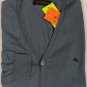 ETRO SWEATER $695 SLATE BLUE LOGO CASHMERE/COTTON 5-BTN CARDIGAN XXL 56e NEW