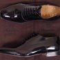 CHURCH'S SHOES $785 BLACK PATENT BENCH MADE POLISHED OXFORD 9.5 42.5e NEW