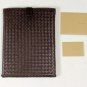 BOTTEGA VENETA iPAD CASE $640 BROWN LOGO INTRECCIATO LAMBSKIN iPAD CASE NEW