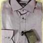 TOM FORD SHIRT $695 PURPLE HERRINGBONE STRIPE OXFORD DRESS SHIRT 17/35 43e NEW