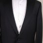 ZEGNA SUIT $2890 BLACK SATIN PEAKED LAPEL 1-BTN 100%WOOL TUXEDO 48R 58e NEW