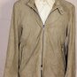 ZEGNA COAT $4495 DESERT BROWN 100%AFRICAN LAMBSKIN PERFORATED BOMBER 48 58e NEW