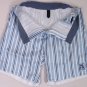 CORNELIANI SWIMSUIT $285 LT BLUE/WHITE LOGO BOARD SHORTS BEACHWEAR XXL 56e NEW
