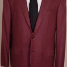 KITON JACKET $5995 BRICK RED 2-BTN 100%CASHMERE HANDMADE SPORT COAT 42R 52e NEW