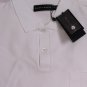 RALPH LAUREN BLACK LABEL POLO $285 WHITE 2-BTN 100%COTTON POLO SHIRT XXL 56e NEW