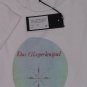 ANN DEMEULEMEESTER SHIRT $420 WHITE GLAS PRINT COUTURE T-SHIRT MED 50e NEW