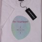 ANN DEMEULEMEESTER SHIRT $420 WHITE GLAS PRINT COUTURE T-SHIRT MED 50e NEW