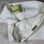BORRELLI PANTS $545 WHITE HANDMADE CHINO SUMMER TROUSERS SLACKS 38 54e NEW