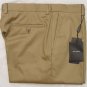 DOLCE & GABBANA PANTS $445 KHAKI BROWN WAXED COTTON DRESS SLACKS 36 52e NEW