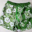 ETRO SWIM TRUNKS $345 GREEN/WHITE FLORAL PAISLEY SPLIT LOGO SWIMSUIT XL 54 NEW