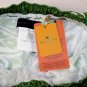 ETRO SWIM TRUNKS $345 GREEN/WHITE FLORAL PAISLEY SPLIT LOGO SWIMSUIT XL 54 NEW