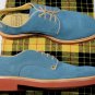 CESARE PACIOTTI SHOES $495 SKY BLUE SUEDE MADISON AVE DOWNTOWN DERBY 12 45e NEW
