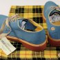 CESARE PACIOTTI SHOES $495 SKY BLUE SUEDE MADISON AVE DOWNTOWN DERBY 12 45e NEW